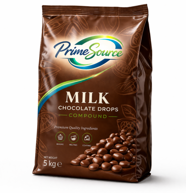 Milk compound chocolate drops (5KG)